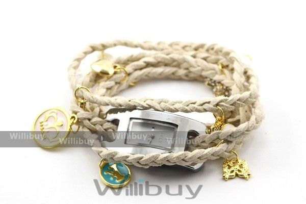 Stylish Fashion Wrap Bracelet Watch J040 04  