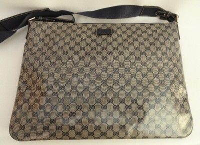   GUCCISSIMA GG Coated Shoulder Messenger Bag Business Laptop   UNISEX