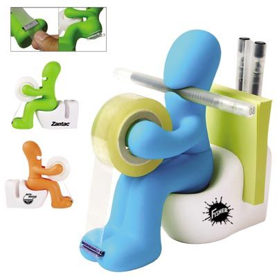 Butt Toilet Stationary Desk Set  