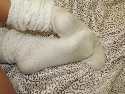   CREAM OTK thigh high Cable Knit Socks SOFT COMFY Sox *PRIVATE*  