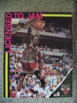 1990 MICHAEL JORDAN Licensed to Jam POSTER Starline  