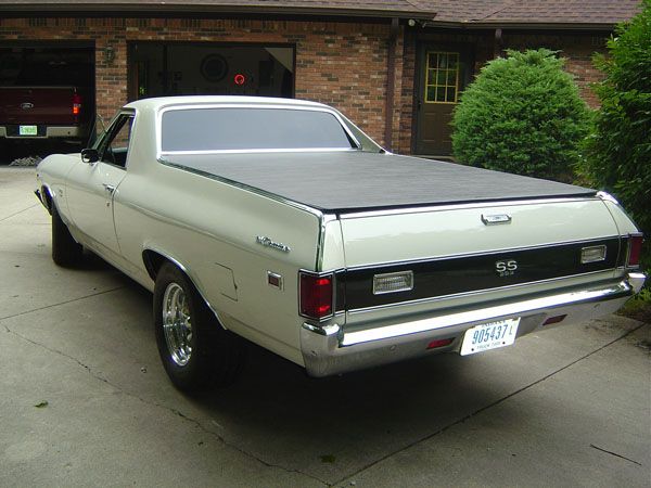 El Camino 1968 thru 1972 SOFT TILT UP TONNEAU COVER  