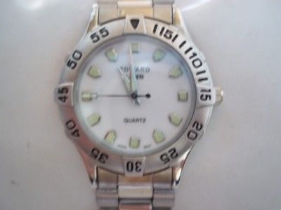 MENS EDWARD LYNN QUARTZ WATCH STAINLESS STEEL MMSL89  