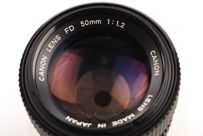 Canon FD 50mm F1.2 Lens Fast Prime Lens Mint 9/10 Condition 60 day 