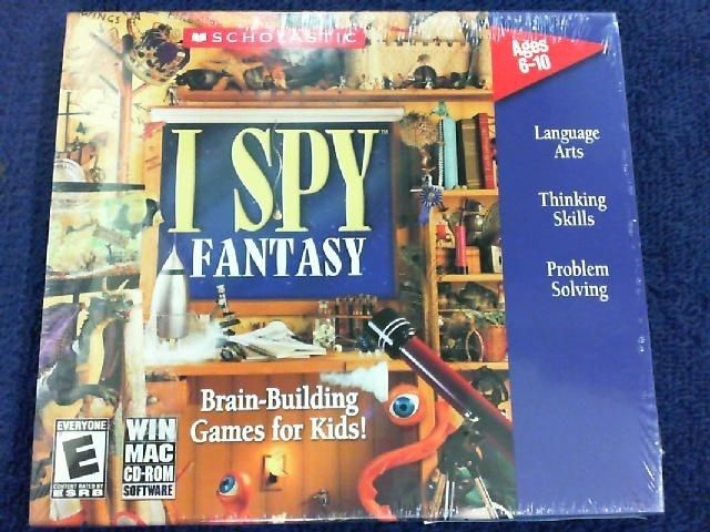 Sealed Case SCHOLASTIC   I SPY FANTASY   Window & Mac CD ROM (2003 