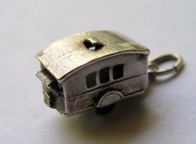   ENGLISH SILVER RETRO CAMPER ~ RV ~ CARAVAN CHARM Opens NUVO  