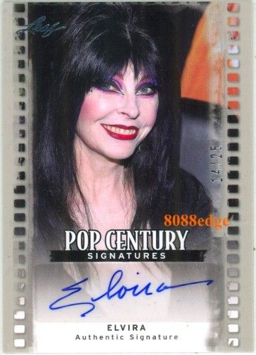   POP CENTURY AUTO ELVIRA CASSANDRA PETERSON #14/25 AUTOGRAPH HORROR