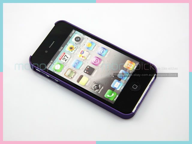 Purple Craft Butterfly molding Pattern Hard Back Case Cover for iPhone 