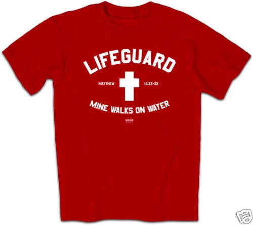 Christian T Shirt Lifeguard  