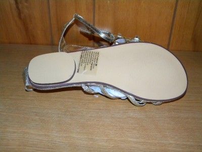 Avon Mark Golden Sandals by Carlos Falchi Sz 6 1/2   7  