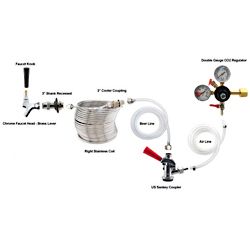 Single Tap Jockey Box Kit No Cooler No Tank 845033013289  