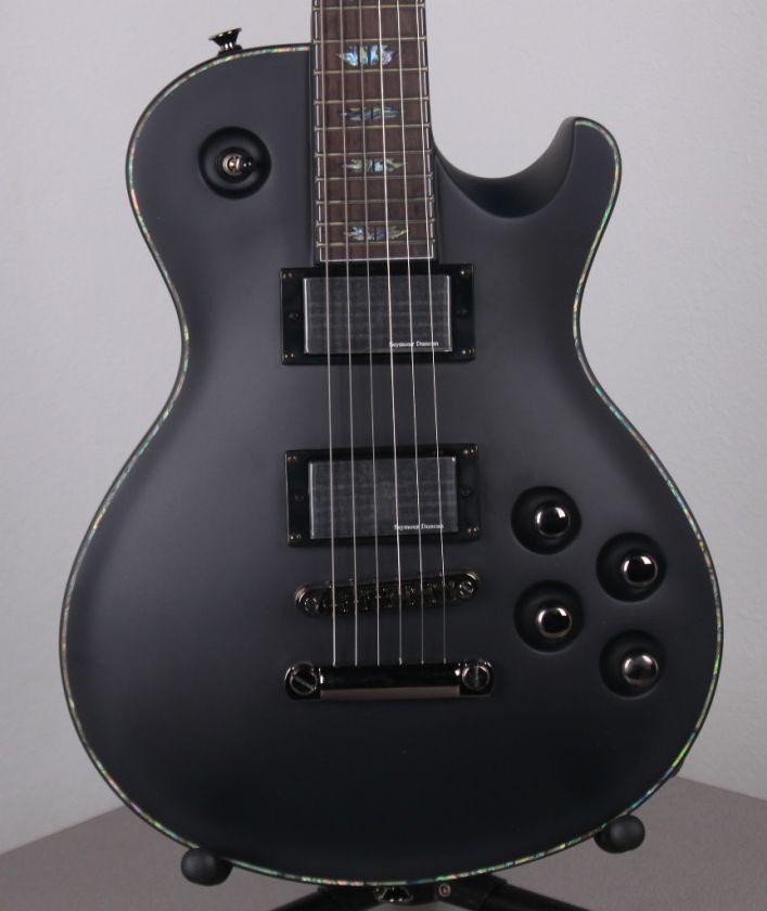   Flat Black Rosewood Fretboard Electric Guitar New 885978097081  
