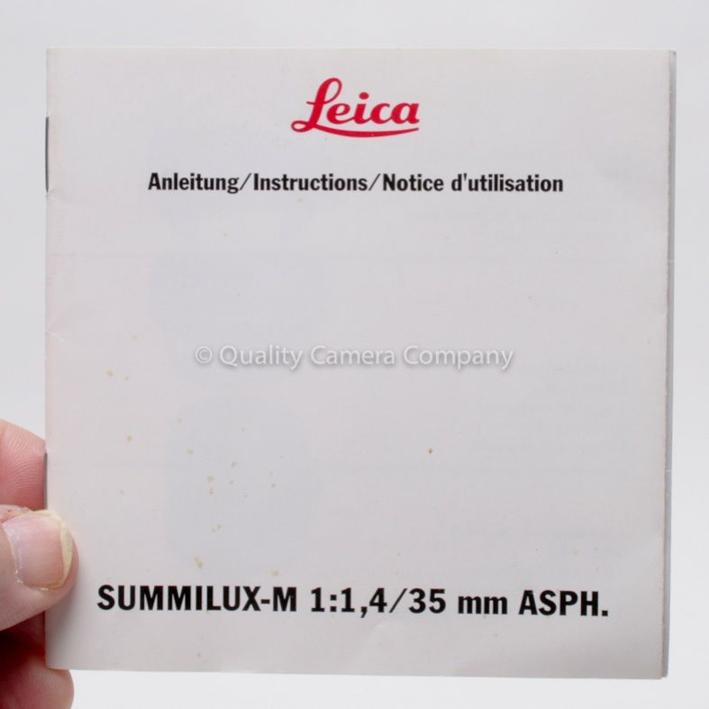 Leica M Summilux M 35mm f/1.4 ASPH #11874   EXQUISITE PRISTINE 