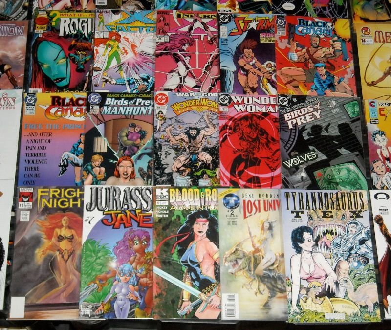   Girl Comic Collection Lot Vampirella Buffy Crossgen Danger Girl  