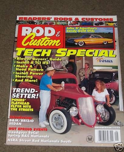 ROD AND CUSTOM SEPTEMBER 1995 MAGAZINE NICE NO LABLE  