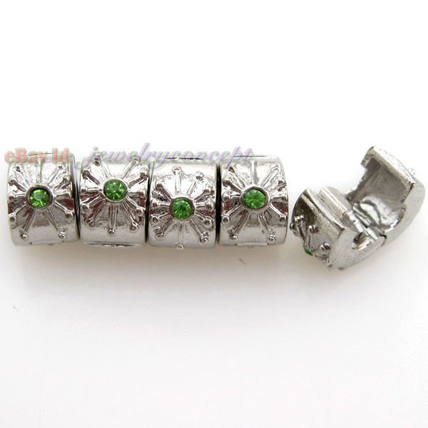 Free Ship 25 New Stopper Charm Bead Fit Bracelet 150814  