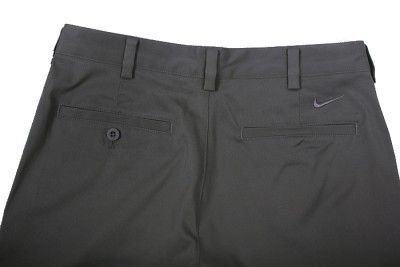 BRAND NEW NIKE DRI FIT FLAT FRONT TECH DARK GREY GOLF SHORT MULTIPLE 