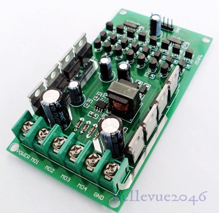 High Current * Stepper / Dual DC Motor Driver Module * PWM Signal 