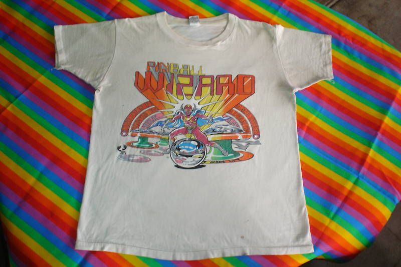 70S VINTAGE PINBALL WIZARD TEE SHIRT ROCK N ROLL  