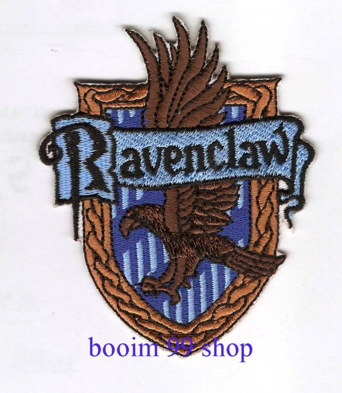 harry potter Ravenclaw EMBROIDERED Iron Patch T Shirt  