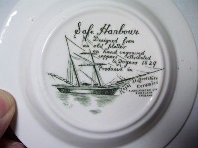 Royal Staffordshire Safe Harbour Ashtrays 2 Pc England  