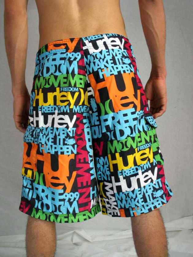 Hurley Spring Break Vacation Surfer Beach Board Shorts Swim Wear 18/18 