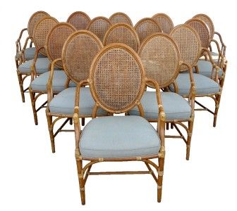 MCGUIRE DINING CHAIRS LOUIS XVI Style OVAL BACK 20 Available or MORE 