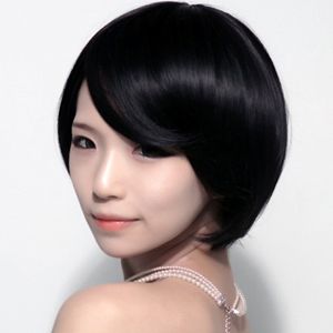 Korean idol hair straight fashion wig ,short wigs 2col  