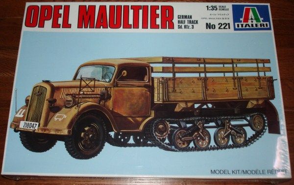 Italeri 135 Opel Maultier German HalfTrack SdKfz3 #221  