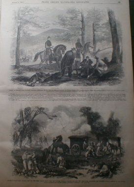 Civil War   Battle Bull Run Manassas VA 1861 Tray Run Viaduct 