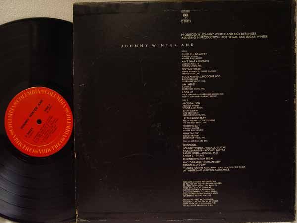 JOHNNY WINTER AND   Johnny Winter And LP (1st US Pressing, 1A/1A 