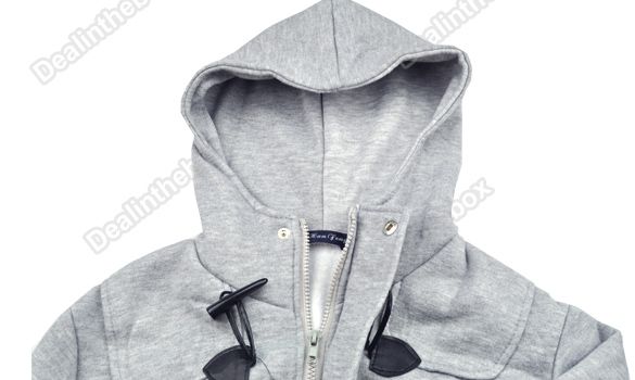   Men Cotton buckle coat/jacket/ for jeans 17 Cap Designed Hoody M L XL