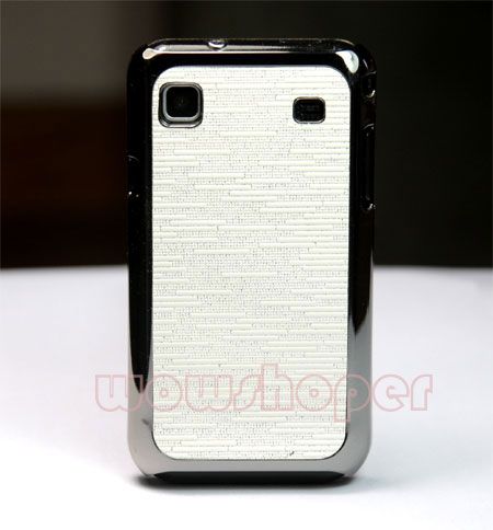 CHROME PLATED Luxury hard skin back Case Cover for SAMSUNG i9000 