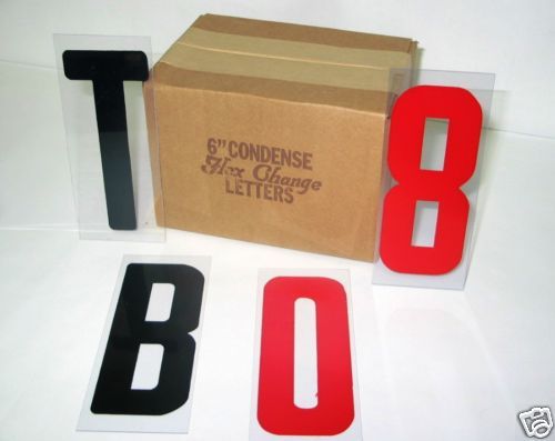 Sign Letters 6 inch Flex Set 4 changeable Signs 250 ct  