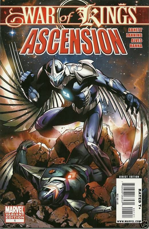 WAR OF KINGS ASCENSION #1 VARIANT MARVEL DARKHAWK  