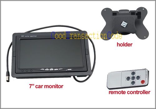 TFT LCD Rearview Headrest Monitor For DVD/VCR/GPS/ and Car Rearview 