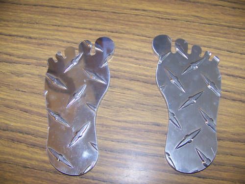 SURFER FOOT MOTORCYCLE KICKSTAND PLATE  