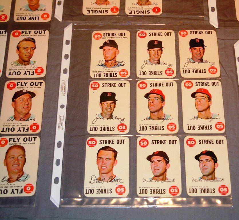 1968 TOPPS BASEBALL GAME CARD LOT of 76 ~ NEAR SET 32/33 STARS HOF 