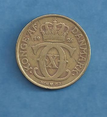 DENMARK COIN   2 KRONER 1926  