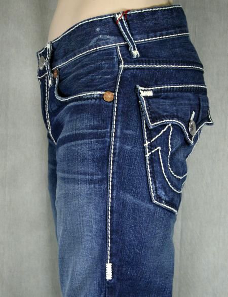 True Religion Jeans Mens RICKY Giant Big T LASSO 24859NMGBT  