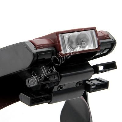 Lens Loop Head Band Magnifier LED Magnifying Loupe  