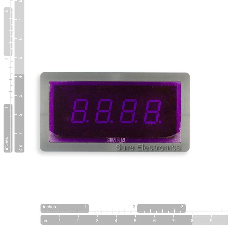 Blue LED Digital AMP Panel Meter + Shunt DC 50A  