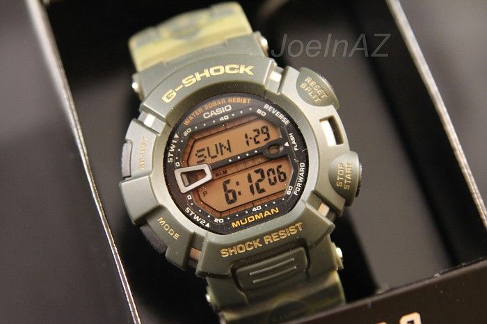 Casio G Shock Green Camo Mudman G9000MC 3 ** Rare and Limited ** LNIB 