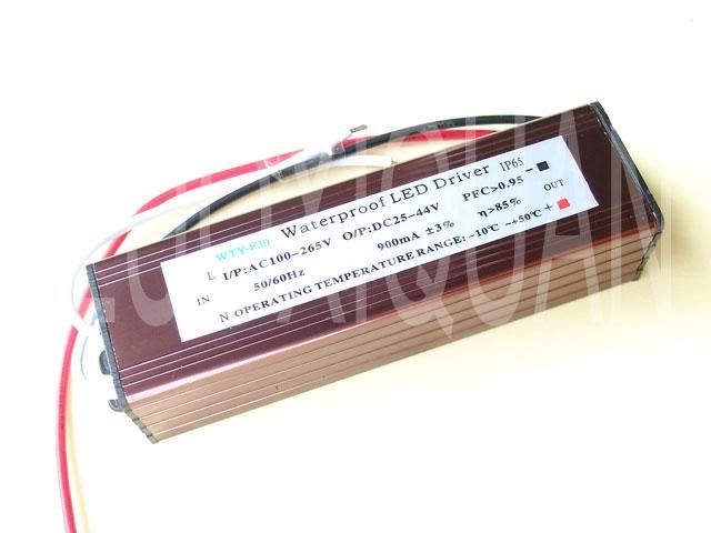 30W 40W LED Driver Power Supply Constant Current 110V 220V 0.9A  