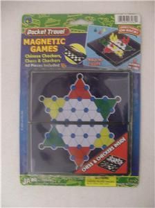 JA RU CHINESE CHECKERS,CHESS &CHECKERS magnetic games  