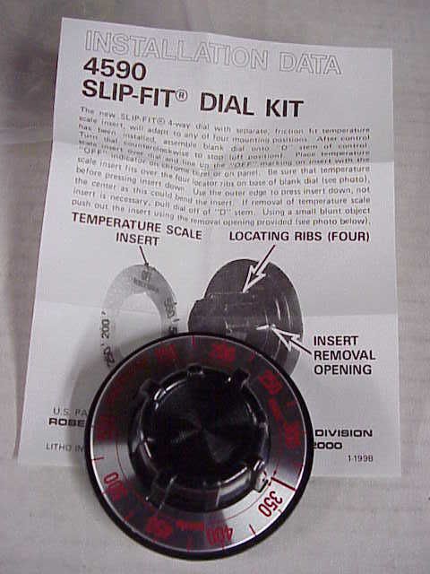 Robert Shaw 4590 077 Slip Fit 4 Way Dial (150 550 F)  