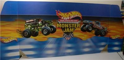 HOT Wheels MONSTER JAM **DISPLAY AD HEADER** VERY RARE  