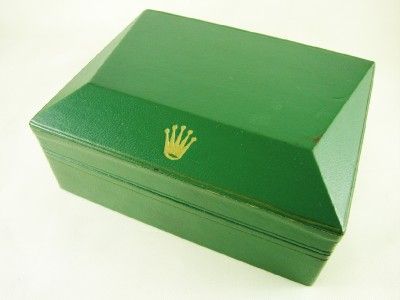 Vintage ROLEX Green Stripe BOX Set for Vintage Submariner/GMT. Ca 1960 