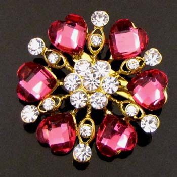 ADDL Item  1 pc Austrian rhinestone crystal flower 