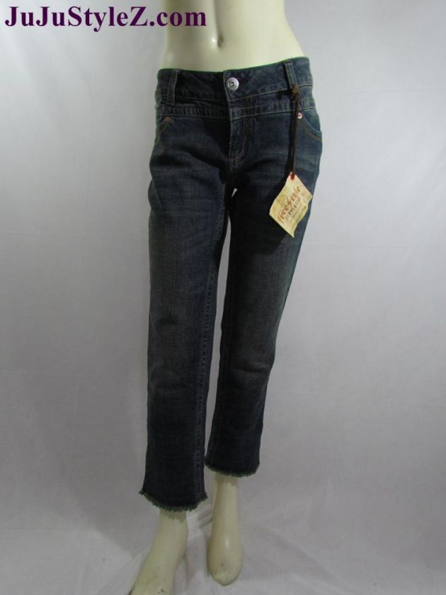 Freestyle Revolution Jeans Womens Stretch Capri Cropped Jean NWT size 